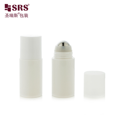 50ml 60ml 90ml PET vuoto Elegante palla a rotolo Bottiglie di olio per il corpo di plastica Roll On
