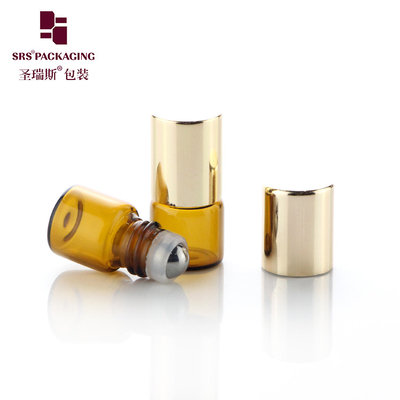 BLP-1ML Applicatore a rulli di vetro bottiglia cilindrica a rotolamento per stoccaggio elegante e sostenibile