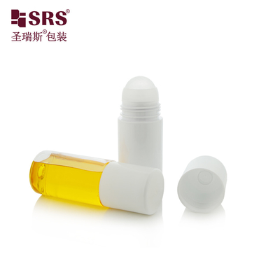 PET43 130ml 170ml Bottiglia PET Imballaggio cosmetico Deodorante senza perdite Bottiglie PCR Roll On Bottle Applicator