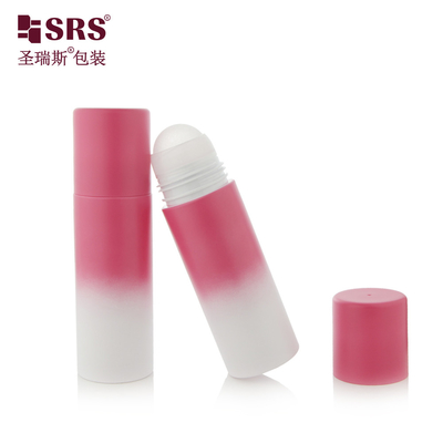 PET43 130ML 170ML Gel antitranspirante Siero PET Roll On Flascia con porta palloni Ecologico e personalizzabile