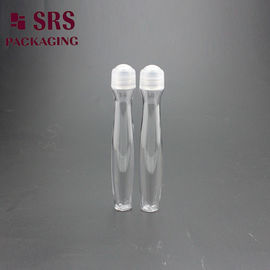 SRS8447-15ML rotolo PETG trasparente a forma di raggio su sfera di metallo vuoto per siero per gli occhi