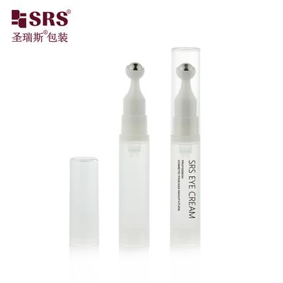 A0031 Iniezione Personalizzare colore rotondo senza aria Rollo sulla bottiglia Imballaggio Massaggio cosmetico Siero per gli occhi Bottiglie di pressione