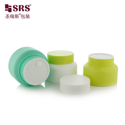 SRST Vaso di plastica riciclata per crema Imballaggio cosmetico ecologico Luxury PP PCR Container