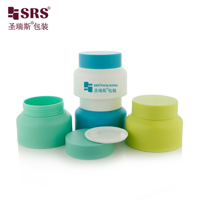 SRST-80g 100g PP PCR Verniciatura riciclata Decorazione Crema cosmetica Vaso contenitore imballaggio