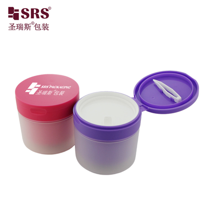 SRS1 120g 150g Doppia parete PP PCR Plastica riciclata per la pulizia facciale Serum Jar Container per crema cosmetica