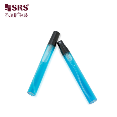 BLPP-10ML Taschino Mini Cute Tall Design Chiaro trasparente tubo di vetro Spray Pump Bottiglia Per profumo