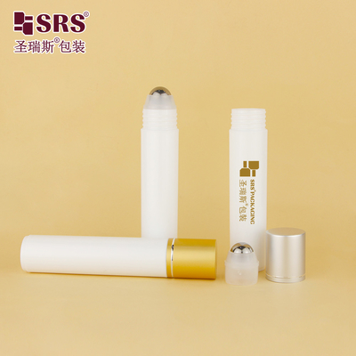 RPA-35ML Iniezione Colore personalizzato Matte Finito Decorazione in plastica ghiacciata PP. Serumo per capelli Rollo su bottiglia con tappo in alluminio