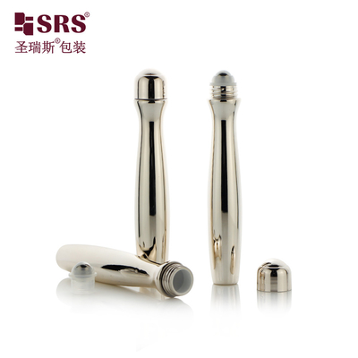 SRS8447-15ML Prodotti cosmetici per la cura della pelle liquidi trasparenti in PETG in rotolo su bottiglia con sfera di acciaio