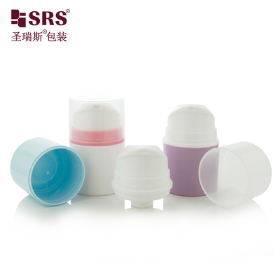 PA604 Gel antidolorifico personalizzare vernice per iniezione colore metallizzato PP PCR materiale riciclato con certificato bottiglia senza aria per siero facciale