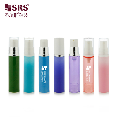 A003 5ml 10ml 12ml 15ml Personalizzazione Stampa Decorazione Bottiglia di pompa in plastica senza aria Per siero facciale