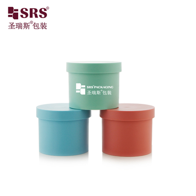 SRSG2 100 g Contenitore di vetro per crema corporea ecologica in plastica PP PCR colorata ghiacciata per iniezione