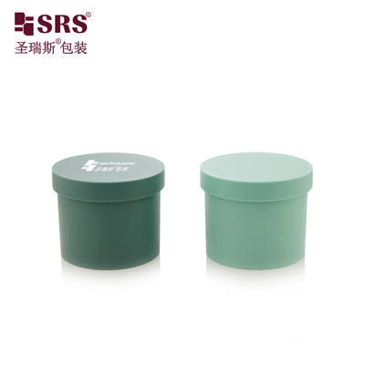 SRSG2 100g di lusso Buona qualità Iniezione Frosted Rosso Blu Verde Colore Plastica PP Maschera Faciale Gel Jar