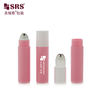 RPPF 20ml 2/3 oz di plastica vuota cosmetica per la cura della pelle rotonda PP PCR Eco-friendly Roller Steel Ball Bottle Packaging