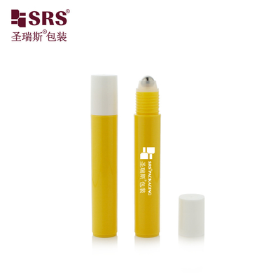 RPP-15ML Iniezione di plastica rotonda Colore personalizzato PCR PP Bottiglia di palla a rulli riciclata Massaggio siero oculare