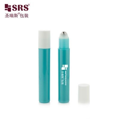 RPP-15ML Matte Finish Gloss In Mold PP PCR Eco-friendly Plastic Roller Steel Ball Bottle With PP Screw Cap For Antiperspirant