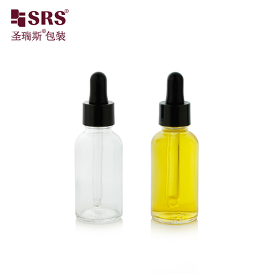 D001 Bottiglie di vetro di alto grado 18/415 con goccioline di precisione per oli essenziali - da 5 ml a 100 ml