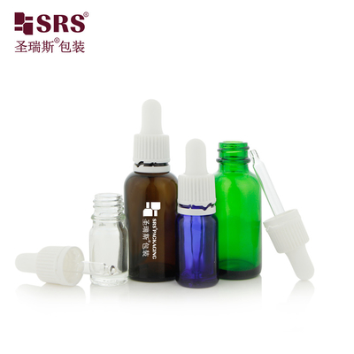 D004 Disegno unico TE Copertura di gocciolante di plastica a prova di manomissione 5ML 10ML 15ML 20ML 30ML 50ML Bottiglia di vetro da 100ML