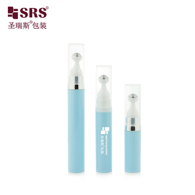 A0035 7.5ml 10ml 15ml PP Crema per occhi a vuoto Bottiglie a rulli con tappo di prenotazione a chiusura rapida