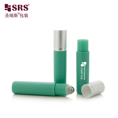 RPA-10ML rivoluziona la tua routine di cura degli occhi con bottiglie di massaggio del siero per gli occhi in PP PCR a rulli, lucide, ghiacciate e stampate a colori personalizzati