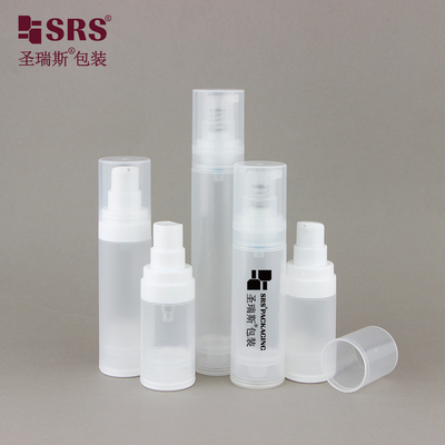 A0216 15ml 30ml 50ml Bottiglia di plastica senza aria in PP PCR con pompa a spruzzo di lozione