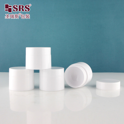 SGPS 5g 10g 15g 30g 50g 100g 120g 150g Iniezione bianca Gloss PP Jar Container Piccole quantità Ordine disponibile