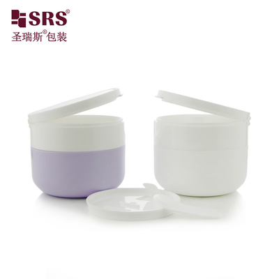 SRSOB Chic 100g Flip Cap Custom PP Container Eleva la tua linea di cura della pelle con imballaggio personalizzato maschera vaso