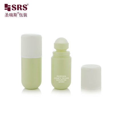 RPPA1-50ML Materiale mono riciclato PP Plastica CRC Capo a prova di bambino Per imballaggio in gel antipersipirante con fondo rotondo