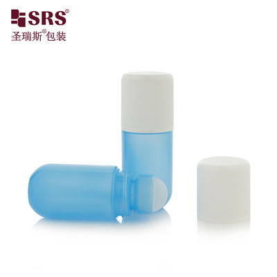 RPPA1-50ML Doppia parete CRC Copertura a prova di bambini di plastica a nervatura PP Pressa a vite Design Roll On Deodorant Bottle