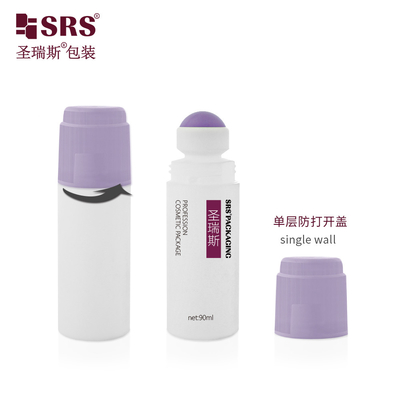RPPDF-90ML 3 once Siero Corporeo Antitranspirante Siero Deodorante Gel Roll On Bottle Packaging Personalizzazione