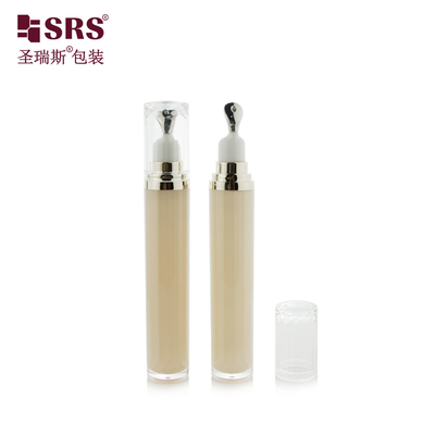 LR001-15ML Colorato su misura Luxury Clear Acrylic Eye Serum Bottle Packaging Cosmetics