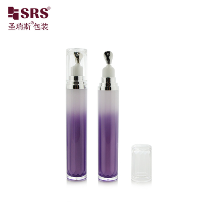 LR001-15ML Applicatore in metallo in metallo in metallo in oro d'argento Luxuria senza perdita di cura per la cura della pelle per la cura della pelle in ghiolo in gel
