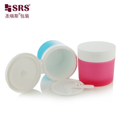 SRS1 120g 150g Cucchiaio Magnete Doppia Parete PP PCR Plastica Riciclata Vasetto Contenitore per Maschera Viso in Gel