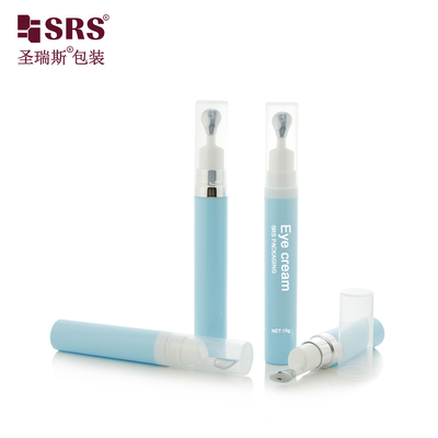 A0035 Serbatoio di pompa senza aria elegante a colori personalizzati (7,5 ml/10 ml/15 ml) con attuatore di stampa in lega di zinco