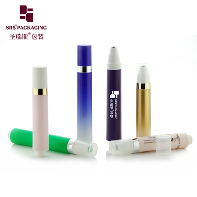 AY 10ML 15ML PP PCR Materiali riciclati a doppia parete senza aria Roll On Eye Cream Bottle Customization Applicator