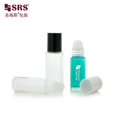 BLPC 30ML 50ML Parete spessa trasparente Vetro pesante Rollo sul Deodorante Gel Bottiglia Imballaggio Bottiglie di cura personale