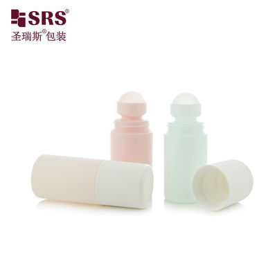 RPPC1-60ML CR Cap Doppia Parete 2 oz PCR PP Materiale Riciclato Flacone Roller Ball per Gel Massaggio