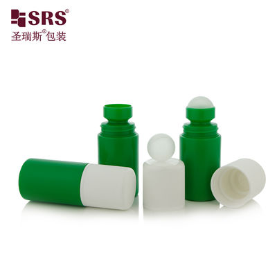 RPPC1-60ML Gel Anti-Prurito con Rullo Massaggiante con Stampa Logo CRC Bottiglia Senza Perdite Confezione Verde