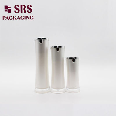 Lozione acrilica rotonda di forma speciale nera da 15 ml 30 ml 50 ml