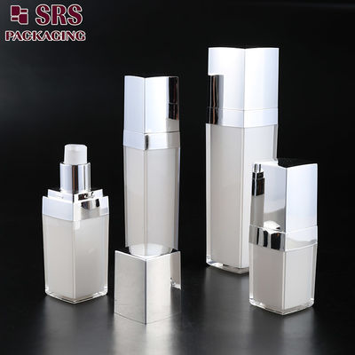 L050 SRS Cina produttore Lusso Acrilico vuoto Quadrato Crema Spray Pump Bottiglia Per crema viso