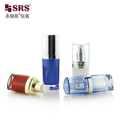 L080 Shengruisi Triangolo a colori personalizzati 15ml 30ml 50ml Lozione Acrilica di Plastica Imballaggio per la cura della pelle