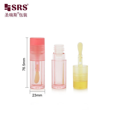 G1184 Paint Gradient Color Customize Plastic Lipgloss Tube Packaging Skincare Serum Bottle