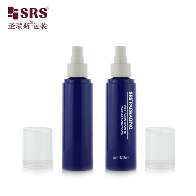 T120D42N24 Bottiglia spray in plastica PET da 120 ml con pompa per nebbia profumata, senza perdite, personalizzazione colore e logo