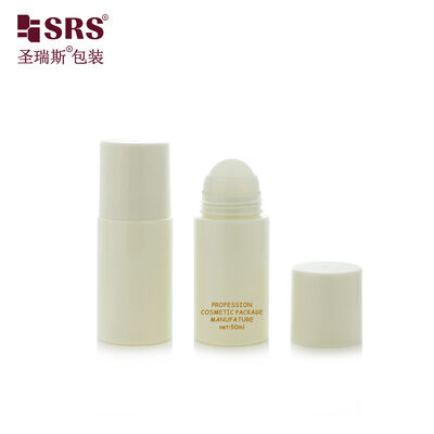 PET30-50ml 60ml 90ml Rotondo PET di forma rotonda Iniezione Chiaro Roll On Gel Bottiglia