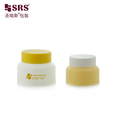 Commercio all'ingrosso di imballaggi cosmetici per contenitori per crema in plastica a doppia parete SRST 30g 50g 80g 100g
