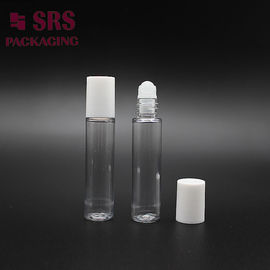 Bottiglia a sfera trasparente in plastica PET-8ml per profumo lucente per labbra vuota