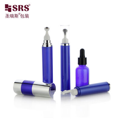 Custom 10ml 15ml Airless Roll‑on Bottle Press Vacuum Massage Bottle