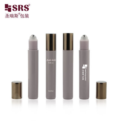 Rullo per massaggio con sfera in acciaio in plastica PP con gel per siero per occhi RPA 15ML su flacone