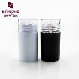 D042 imballaggio vuoto di deodorante in plastica circolare trasparente AS stick