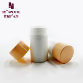 iniezione di plastica corpo bianco con coperchio arancione con imballaggio a bastoncini per la cura della pelle