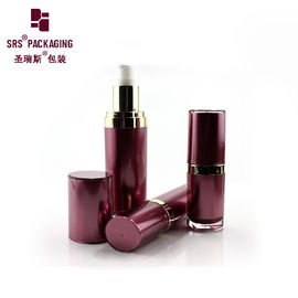 L040 15ml 30ml 60ml 120ml bottiglia di plastica acrilica vuota di lusso a forma ovale